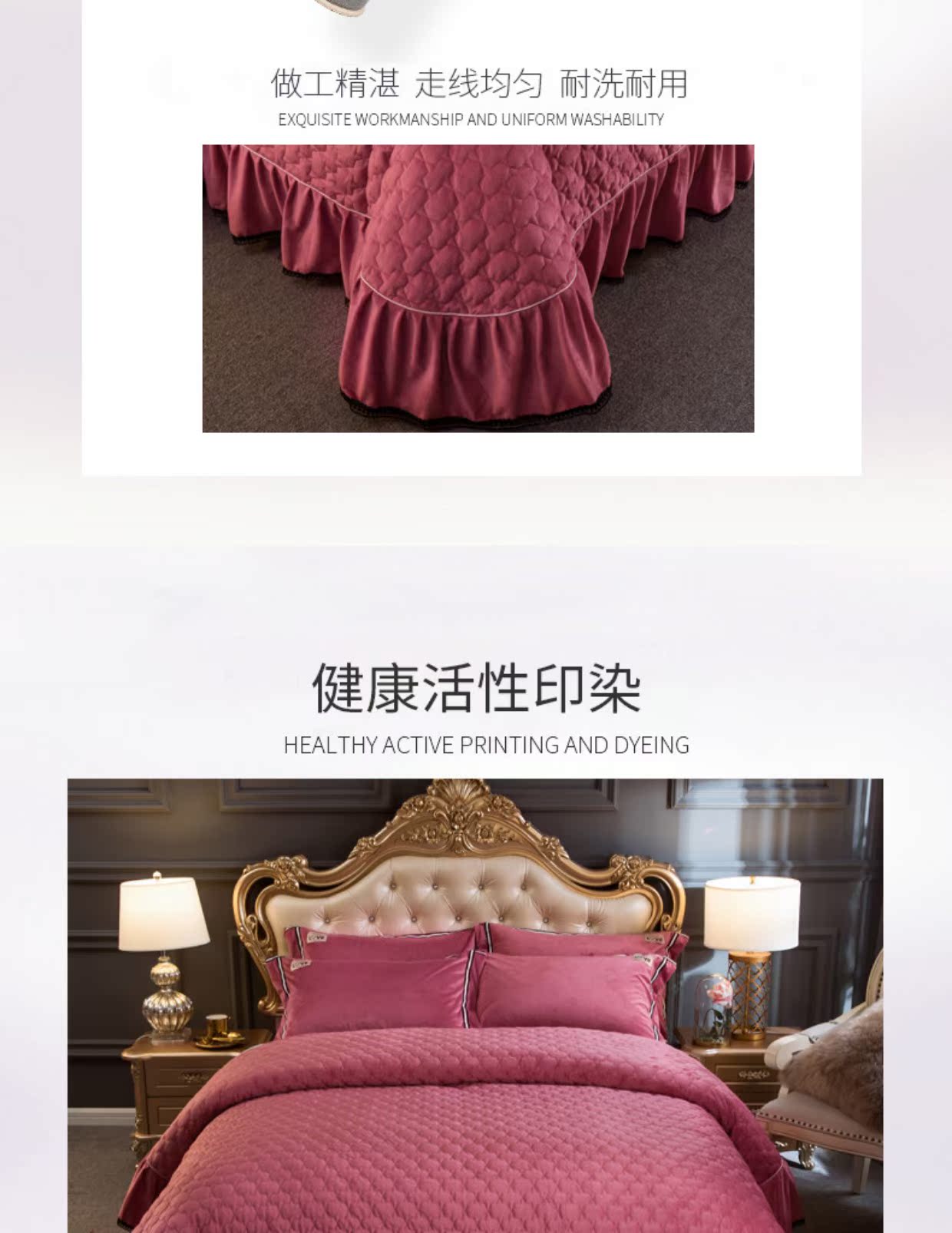 Pha lê cashmere chăn bông trải giường ba mảnh đặt 1,5 / 1,8 / 2 m dày ấm tấm ấm và sản phẩm giường đôi thảm lông cừu trải giường