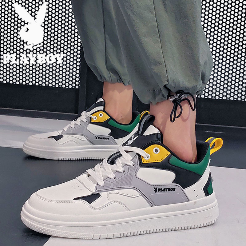 Playboy men's shoes summer new sneakers students casual shoes net red air cushion sports shoes men's trendy shoes all-match