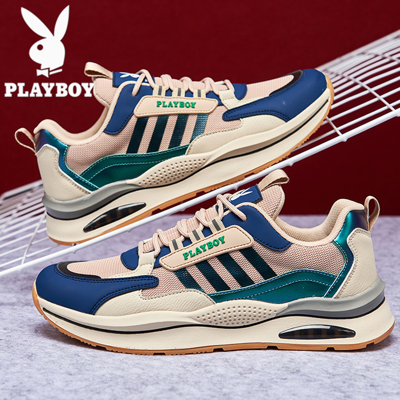 Playboy's shoes summer breathable mesh sports leisure shoes explosion running up Agan dad tidal shoes
