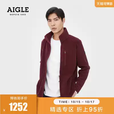 AIGLE AIGLE autumn winter CALVIN F21 men warm elastic quick-dry full pull fleece jacket jacket