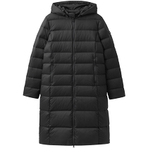 AIGLE autumn WR water-repellent outdoor warm and temperature-locking white goose down mid-length down jacket for women