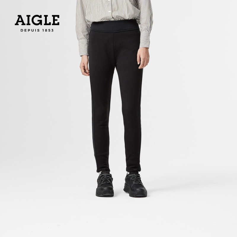 AIGLE Aigao Autumn Winter ESERAW Women's Breathable Wear-resistant Warm Four-Sided Elastic Pants Tight Leg Pants