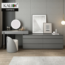Dressing table TV cabinet integrated master bedroom modern minimalist small apartment new high-level feeling ins wind dressing table table