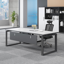 Desk boss desk boss desk simple modern large class desk single manager office desk and chair combination office furniture