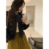 Весенняя дизайнерская модная куртка, 2024 года, в корейском стиле, яркий броский стиль, тренд сезона, в стиле Шанель