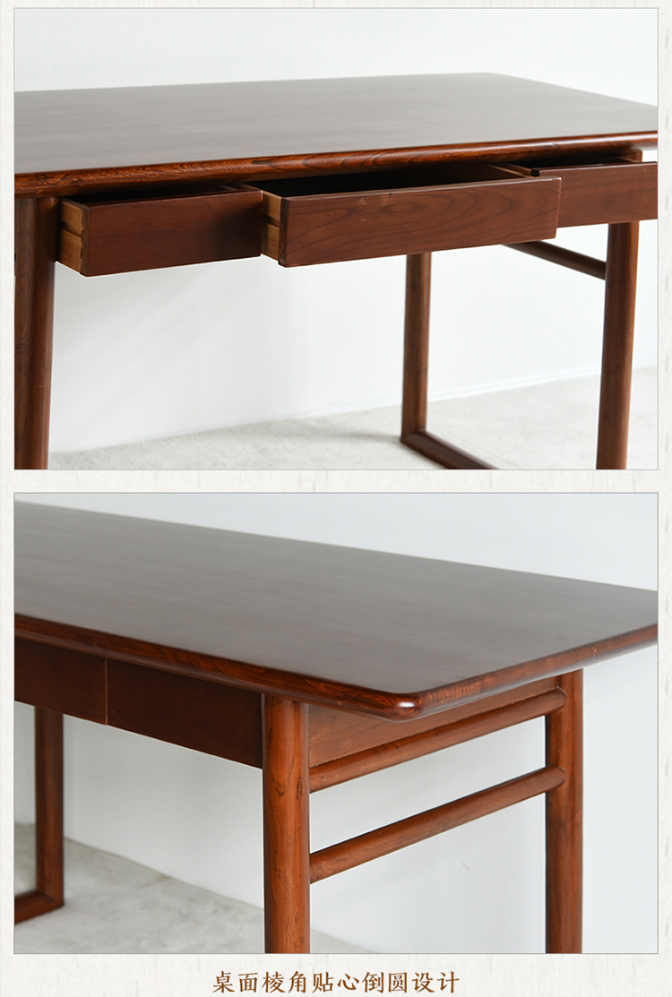 Bàn gỗ rắn mới của Trung Quốc Bàn viết cổ cổ Elm Tranh cổ điển và bàn thư pháp Bàn viết retro - Bộ đồ nội thất sofa gỗ hiện đại