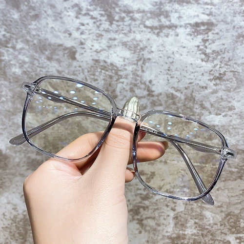 Retro Big Frame Литературные прозрачные миопийские очки женская просторная артефакт сеть красная модель корейская версия корейской издания Eye Rack