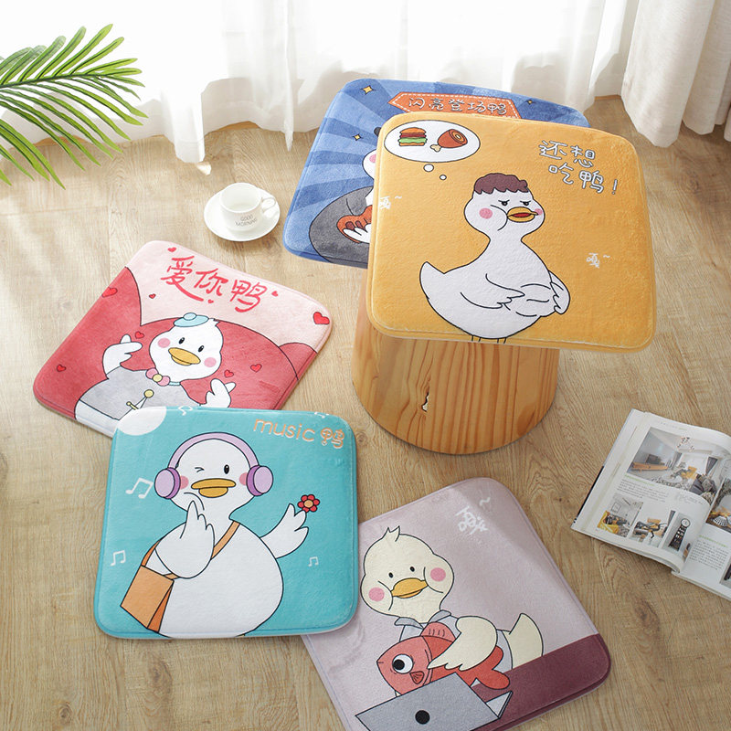 Cushion Home Chair Cushion Office Long Sitting Seat Cushion Bench Student Children's Stool Mat Kindergarten Fart Mat Soft