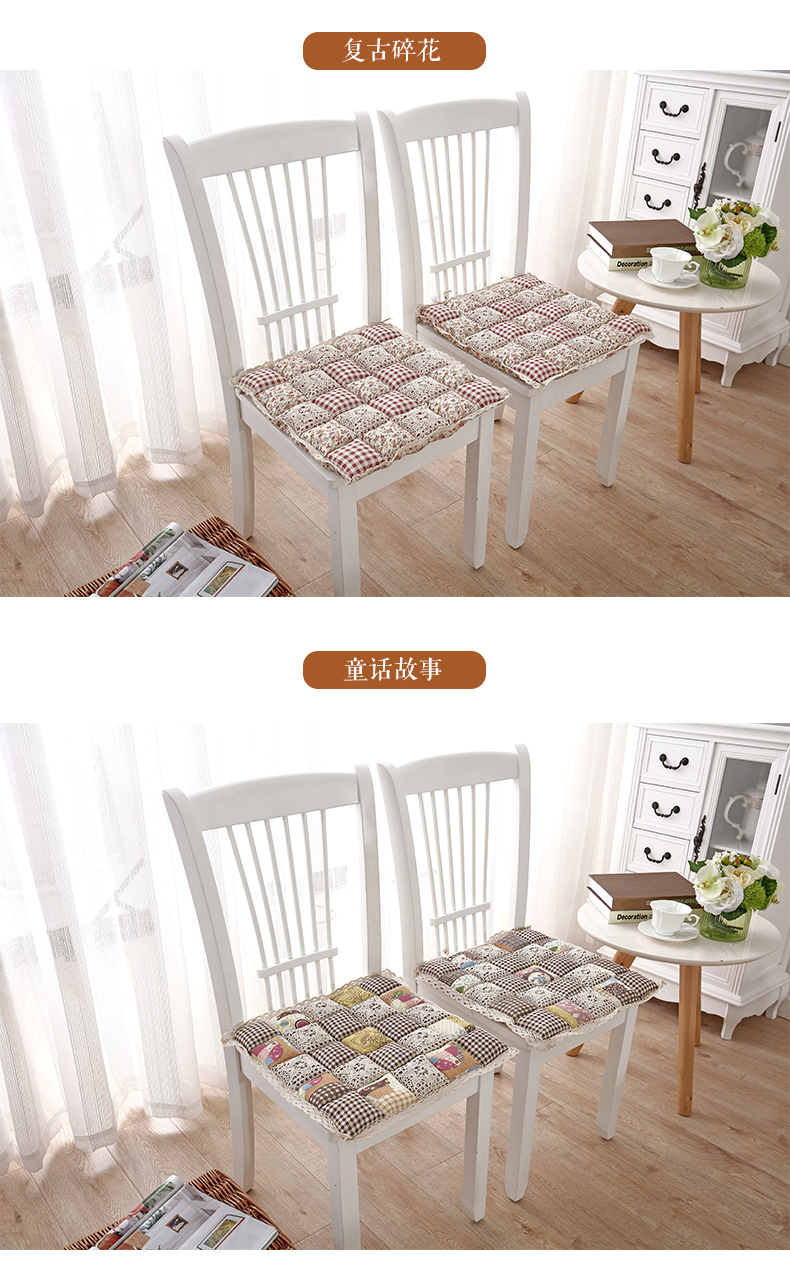 Ghế đệm dày mùa đông ren ghế đệm ghế sinh viên văn phòng nhà ass ghế ghế mat - Ghế đệm / đệm Sofa đệm lót ghế sofa