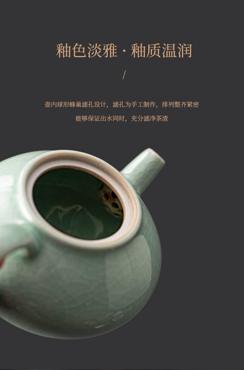 Ultimately responds to up slicing can keep little teapot individual contracted ceramic kung fu tea set the antique teapot single pot of masterpieces