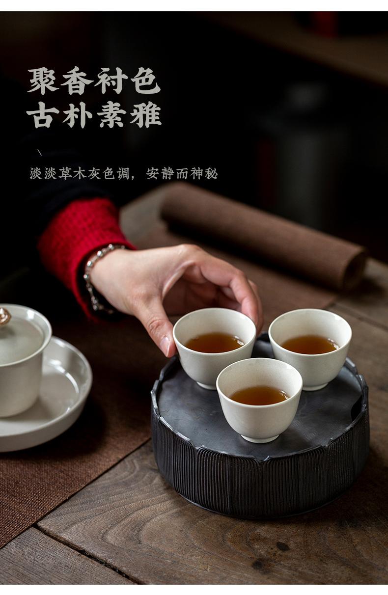 Ultimately responds to plant ash glaze ceramic cups sample tea cup kung fu tea tea cup household single CPU personal cup master CPU