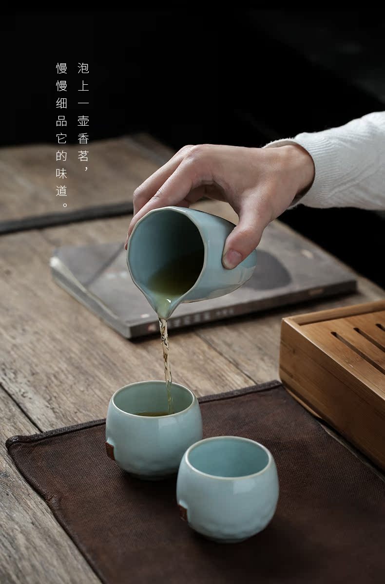 Ultimately responds to up water just a cup of tea ware jingdezhen ceramic points a single piece of sea ice crack antique tea for