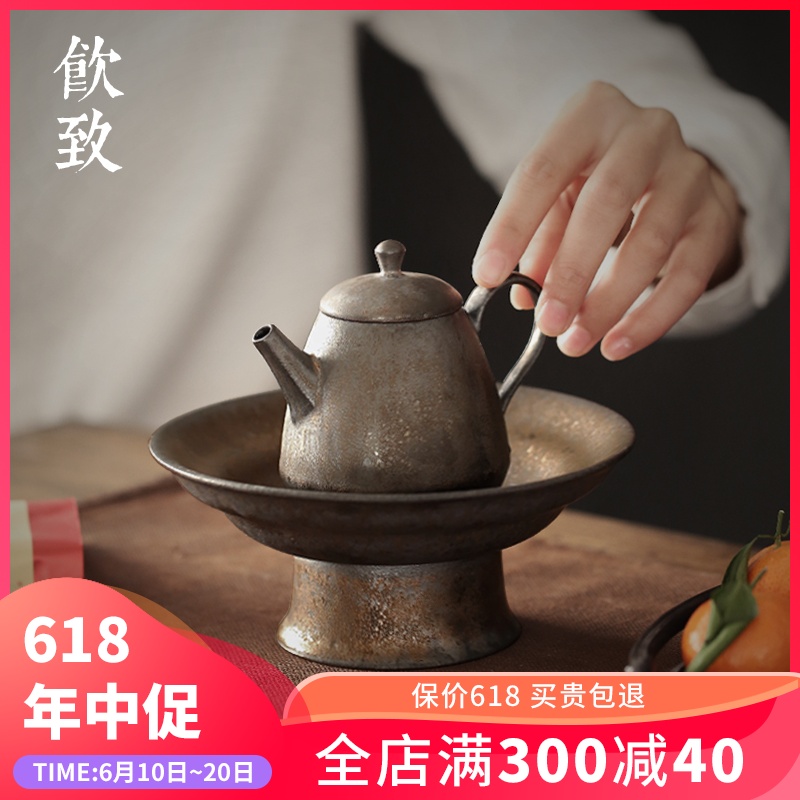 Ultimately responds to gold compote pot bearing coarse TaoGan table storage type as ceramic pot pot water tea tea restoring ancient ways