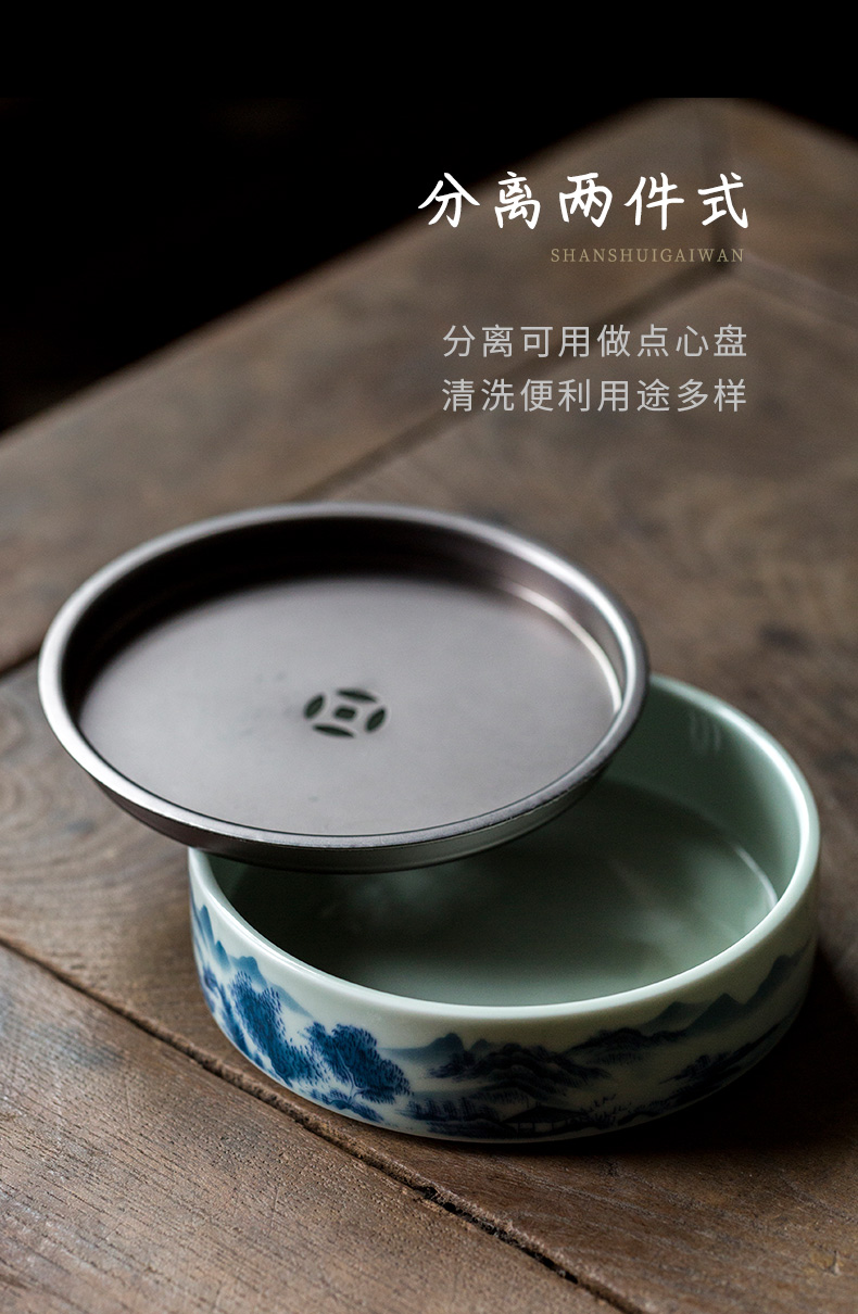 Ultimately responds to jingdezhen glair antique porcelain pot bearing water separable ceramic tureen tea cups dry terms