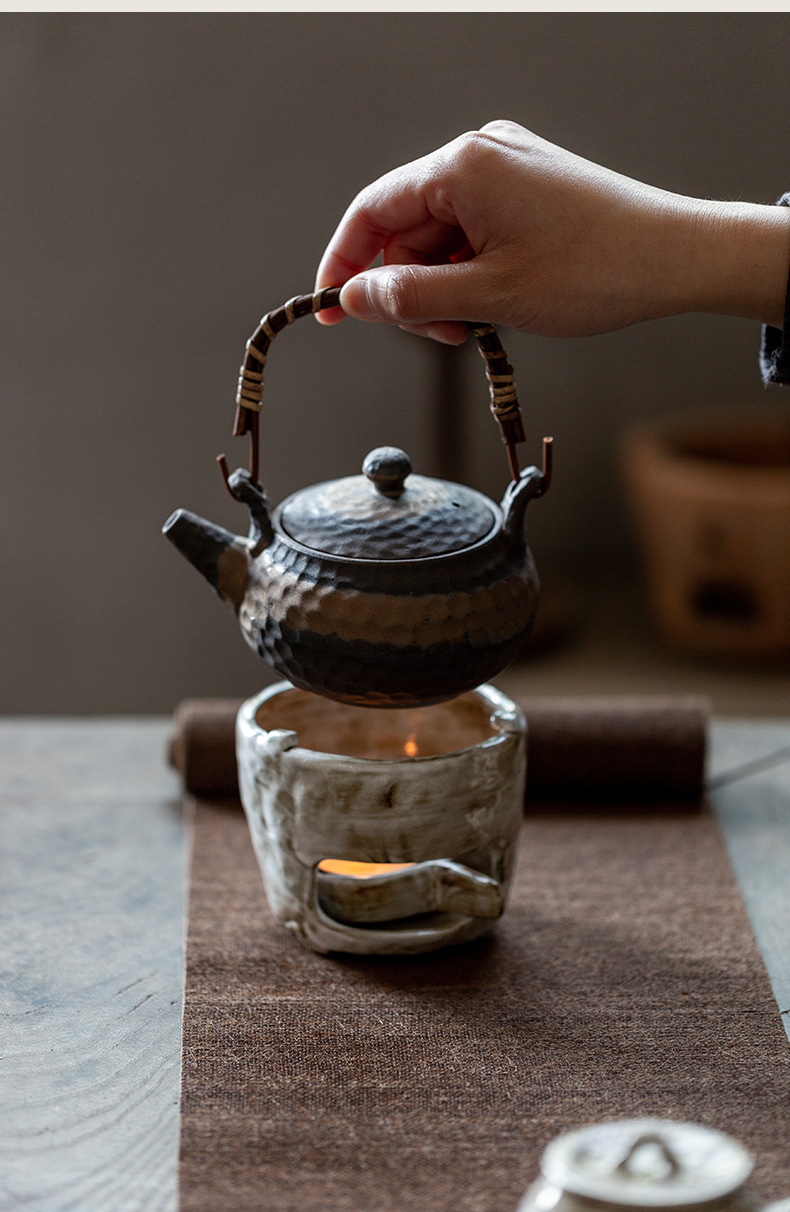 Ultimately responds warm tea table to restore ancient ways the wood up with deterioration insulation base tea based heating stove to warm tea boiled tea stove