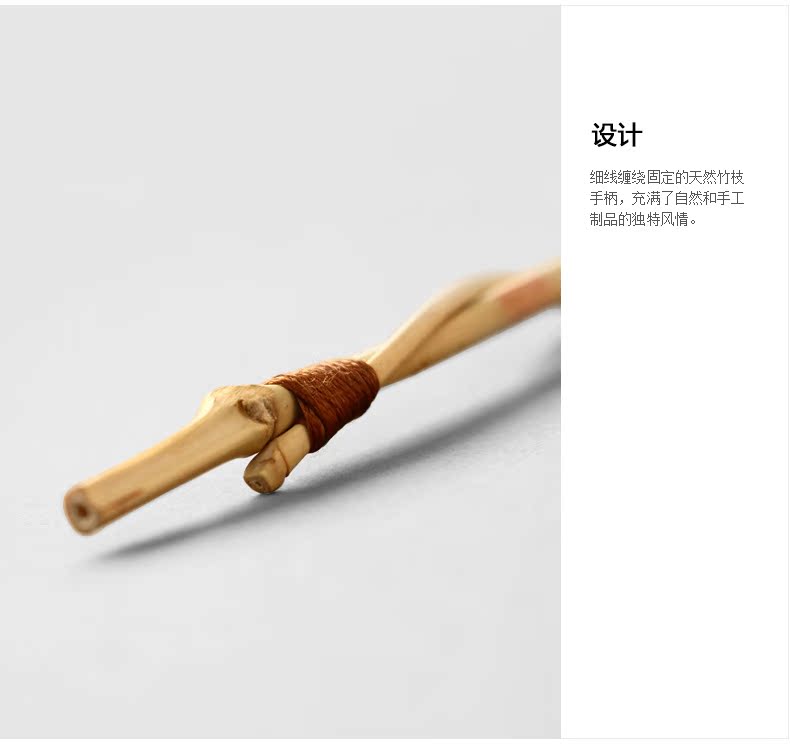 Ultimately responds to tea bamboo pen YangHuBi not easy minuter brush, brush wool checking bamboo tea tea tray tea tea taking of spare parts