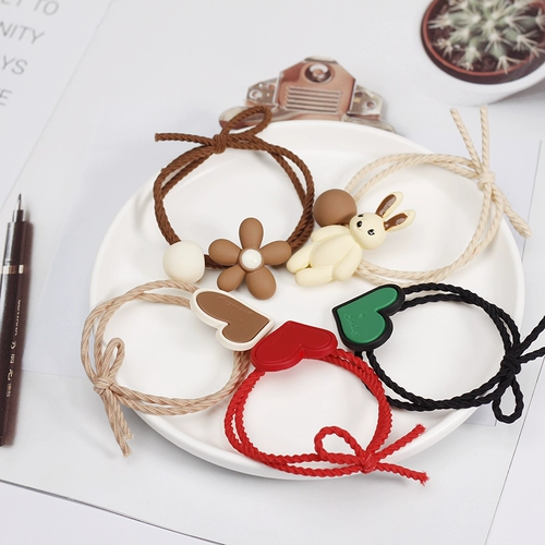 Чай с молоком, эластичная резинка для волос ручной работы, аксессуары, 2.5мм, широкая цветовая палитра