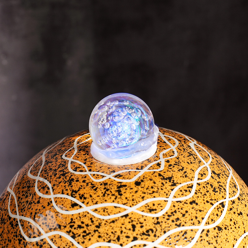 Jingdezhen to live in a small sitting room aquarium desktop furnishing articles ceramic water fountain creative version into gifts