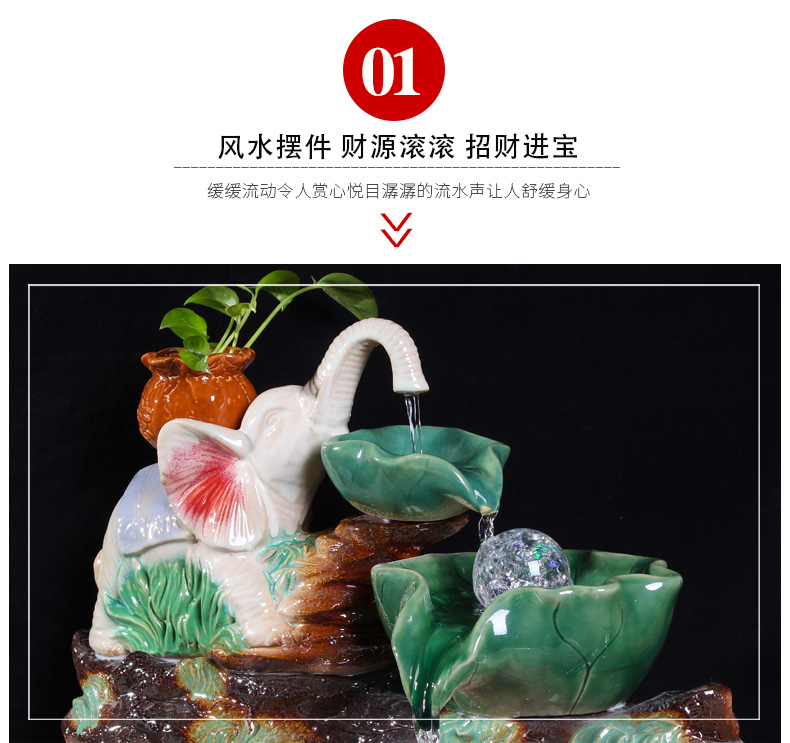 Jingdezhen ceramics pillar landing fish tank oversized LianHe flowerpot brocade carp cylinder goldfish bowl water lily bowl