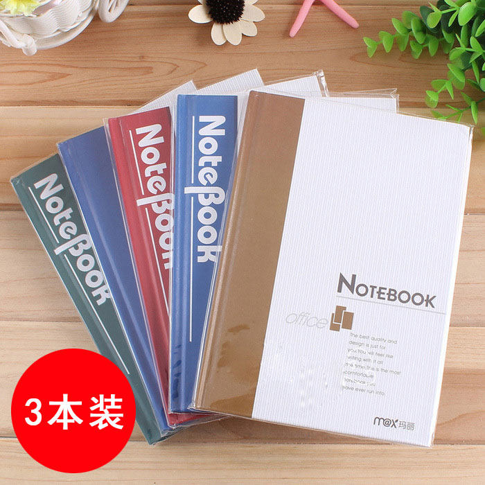 Mary Hard Leather Notebook A5 Notepad Diary benson 60 Page Student Hard shell Large Number of notepads