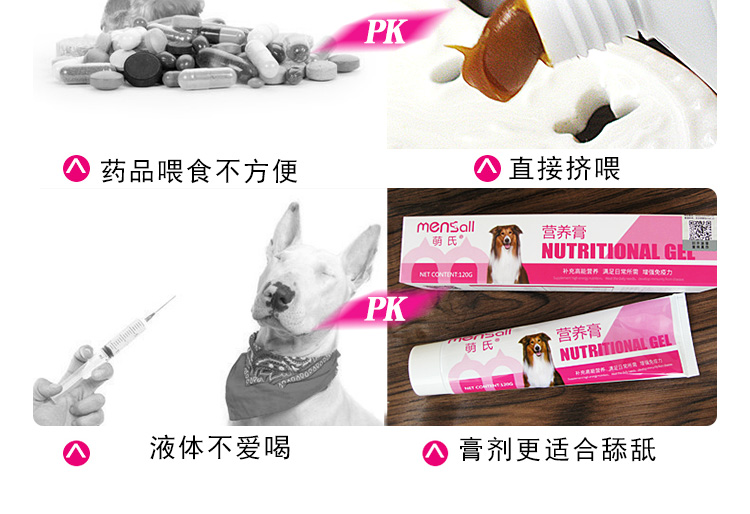 Kem dưỡng da cho chó của mèo mèo cưng mèo Teddy mèo con mèo điều hòa đường tiêu hóa dinh dưỡng canxi cao - Cat / Dog Health bổ sung sữa cho chó con rẻ
