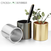 CROSSLINE metal pen holder Aluminum pen holder Office desktop fashion creative gift Personalized pen holder Storage pen plug