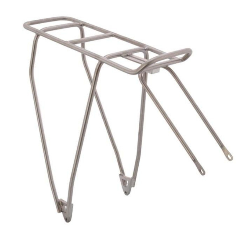 Universal Titanium Rack for Bicycles, Suitable for Mountain Bikes, Road Bikes, and Touring Bikes, with Disc Brakes