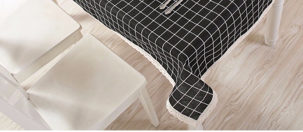 Nhật Bản đơn giản vuông khăn trải bàn cà phê bàn ​​vải vải bàn vải lanh bông Bắc Âu khăn trải bàn hình chữ nhật khăn trải bàn khăn trải bàn kính