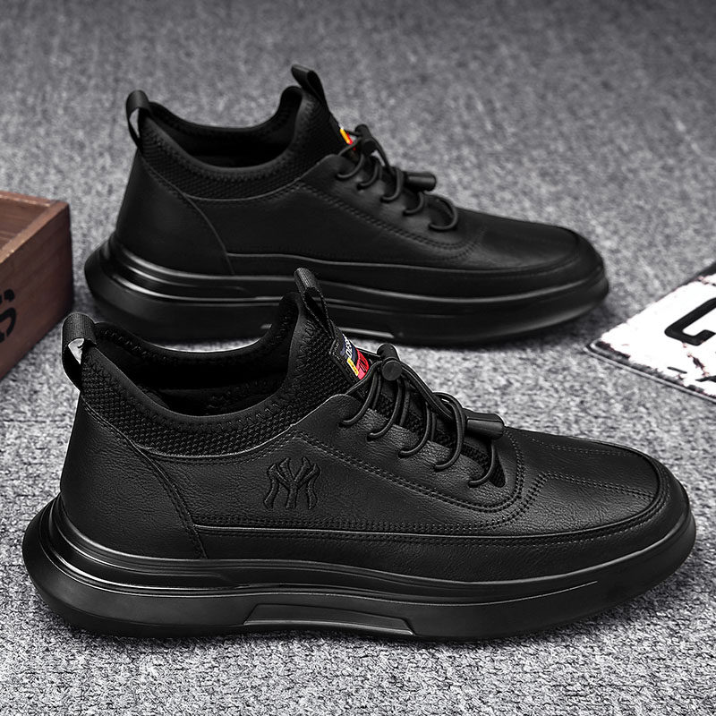 Spring Fashion Rainshoes Men's anti-slip soft solid rainboots kitchen shoes outdoor waterproof shoes delivery car suite