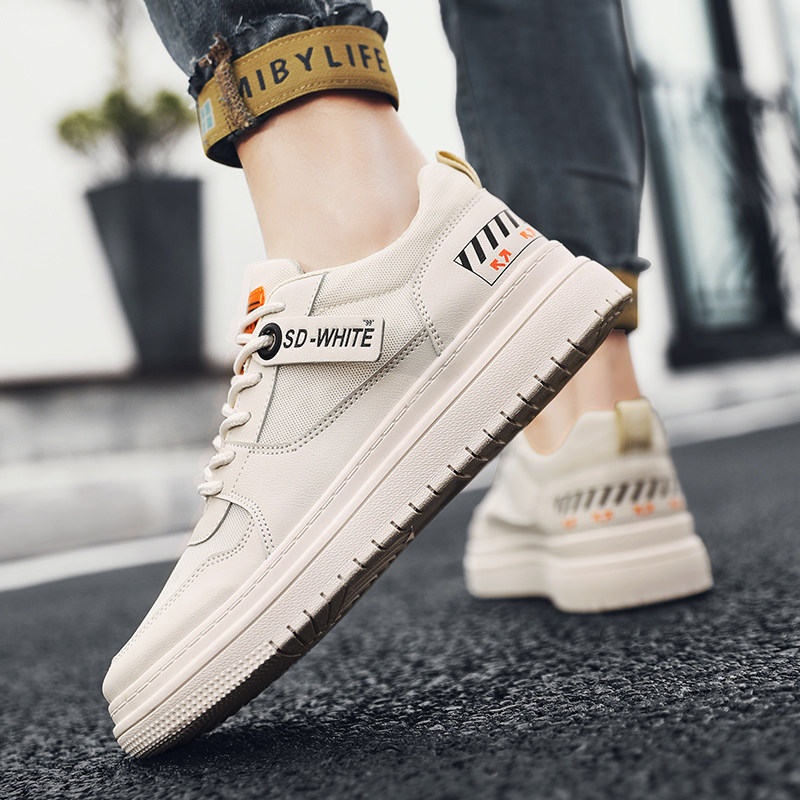 Spring men's shoes 2022 new breathable thin mesh thick sole shoes youth all-match casual sports trendy shoes