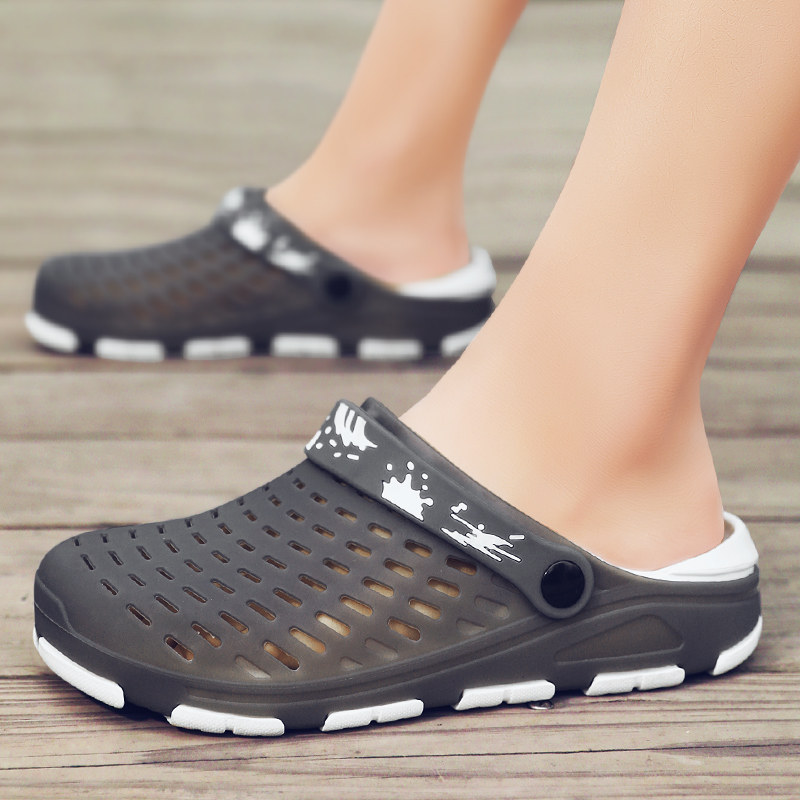 Cave shoes men's 2022 new summer wear beach Baotou driving dual-use slippers sandals non-slip Vietnamese sandals