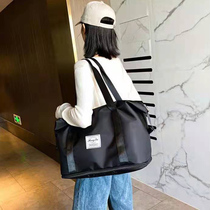 Net red short-distance travel bag female portable large-capacity student luggage bag male fitness lightweight waterproof travel bag