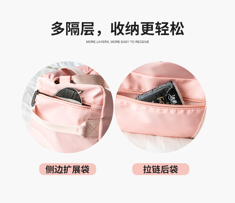 Túi thể dục nữ thủy triều khô và ướt tách dung lượng lớn túi xách tay du lịch nhỏ không thấm nước thể thao mạng ngắn khoảng cách đỏ túi du lịch nam túi đeo du lịch nữ
