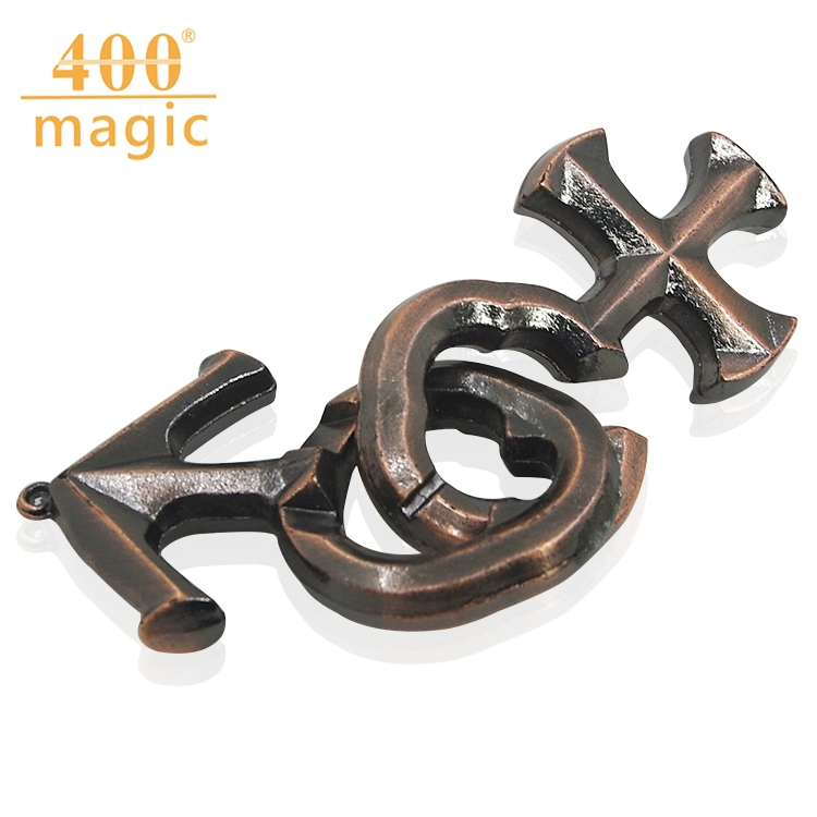 Magic Gold Intelligence Buckle Unlocking Alloy Lord of the Rings Đồ chơi giáo dục hoài cổ dành cho người lớn Metal Intelligence Buckle