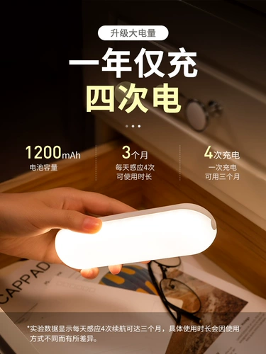 Физиологичный динамичный индукционный ночной ночник, настольная лампа для ванной комнаты, человеческий датчик