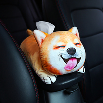 Car tissue box car napkin car pumping box hanging multi-function creative car tissue box pumping