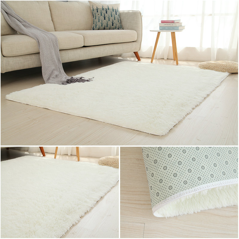 Silky dày thảm phòng ngủ phòng khách cà phê bảng đầy đủ các cửa hàng cạnh giường ngủ thảm tatami công chúa màu hồng nhà Hàn Quốc - Thảm thảm lót sàn nhà