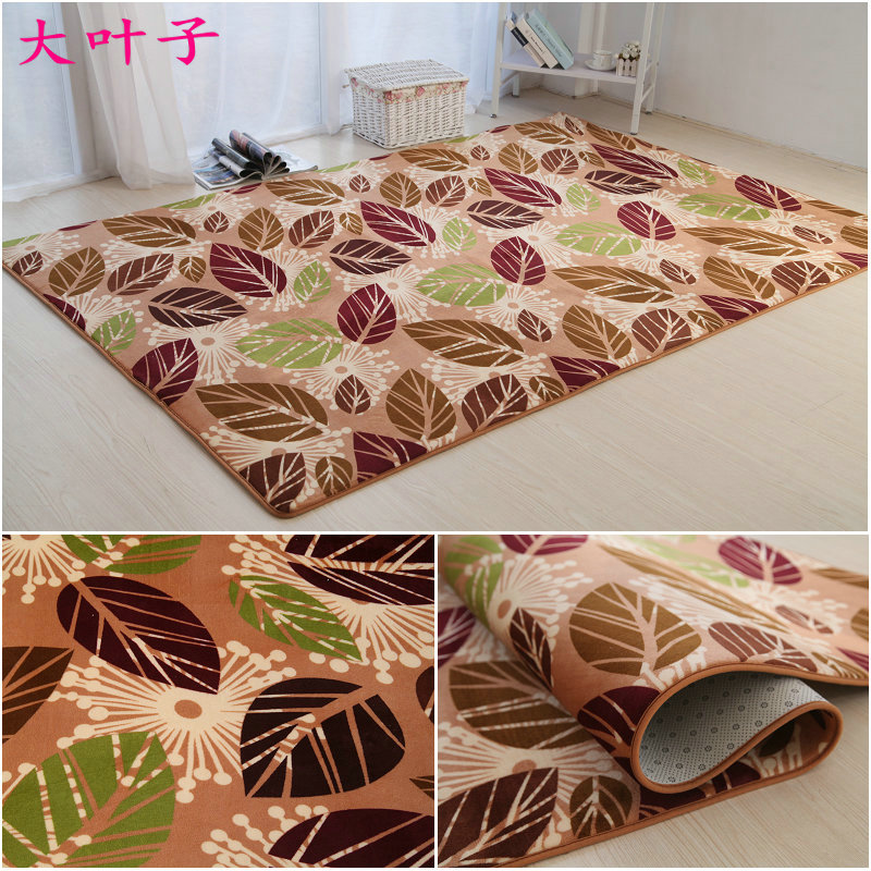 Bàn cà phê thảm dày san hô fleece phòng khách phòng ngủ đầy đủ tatami hộ gia đình hiện đại bột có thể được thiết lập cạnh giường ngủ mat