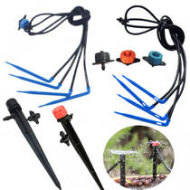Fruit tree potted drip irrigation drip arrow one out two four drop sword stabilizer set adjustable spring sprinkler for irrigation