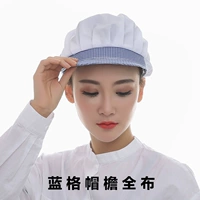 Blue Grid Brim [полная ткань]