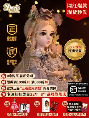 Doris Kitty doll bjdSD doll 60cm joint simulation Doll Girl Toy large