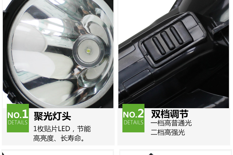 Đèn tìm kiếm dài hạn từ xa siêu sáng Đèn pin LED chiếu sáng xa nhà ngoài trời có thể sạc lại đèn cắm trại đèn pin đội đầu chiếu xa