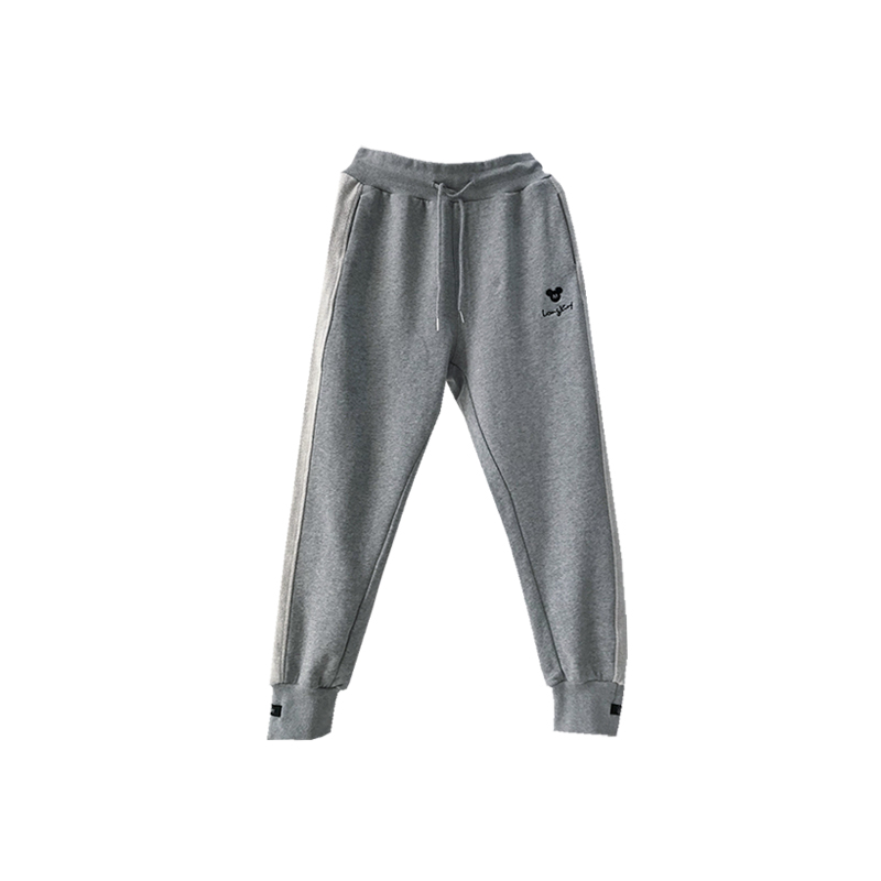 Cô gái sweatpants lỏng sinh viên mùa xuân và mùa hè trung học mới đại học giản dị quần cô gái mặc quần dài khâu lại với nhau quần dài.