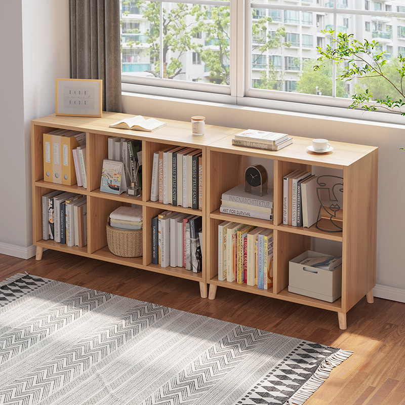 Short Bookshelf Landing Bedroom With Leg Bookcase Close To Wall Living Room Containing Cabinet Partition Containing Cabinet Simple Floating Window Placing Cabinet
