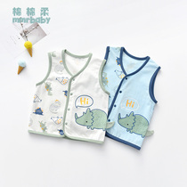 Baby vest thin male baby vest children cotton summer boy Spring and Autumn wear small waistcoat