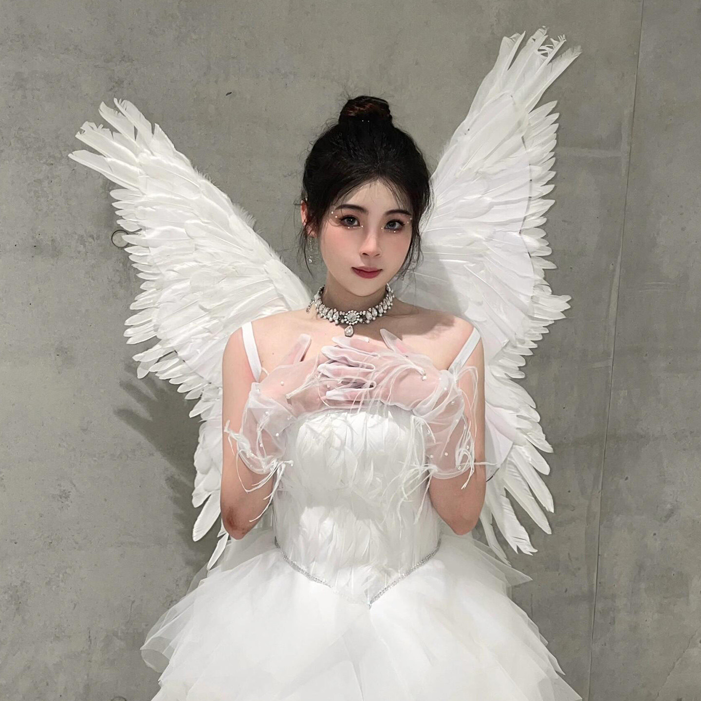 万圣节必备 cosplay 装扮 | 舞耀天使恶魔大翅膀 Props 羽毛白色大翅膀 蝶形翅膀 -翅膀-淘宝好物网