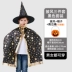 Halloween trẻ em trang phục bé trai áo choàng áo choàng phù thủy quần áo mẫu giáo khu vực biểu diễn chất liệu đạo cụ trang phục 