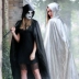 halloween 2022 google Người Lớn Halloween Áo Choàng Trang Phục Hóa Trang Trẻ Em Trang Phục Đen Phù Thủy Áo Dây Chết Áo Choàng Ma Cà Rồng gg doodle halloween Trang phục haloween