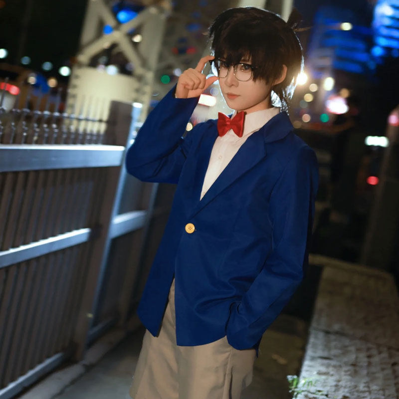 万圣节Cosplay必备！名侦探柯南亲子装，大人小孩一起变身为工藤新一！-万圣-淘宝好物网