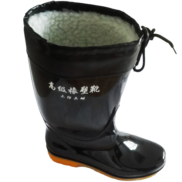 Chaussures - bottes caoutchouc homme pour hiver - semelle tendon - Ref 971105 Image 8